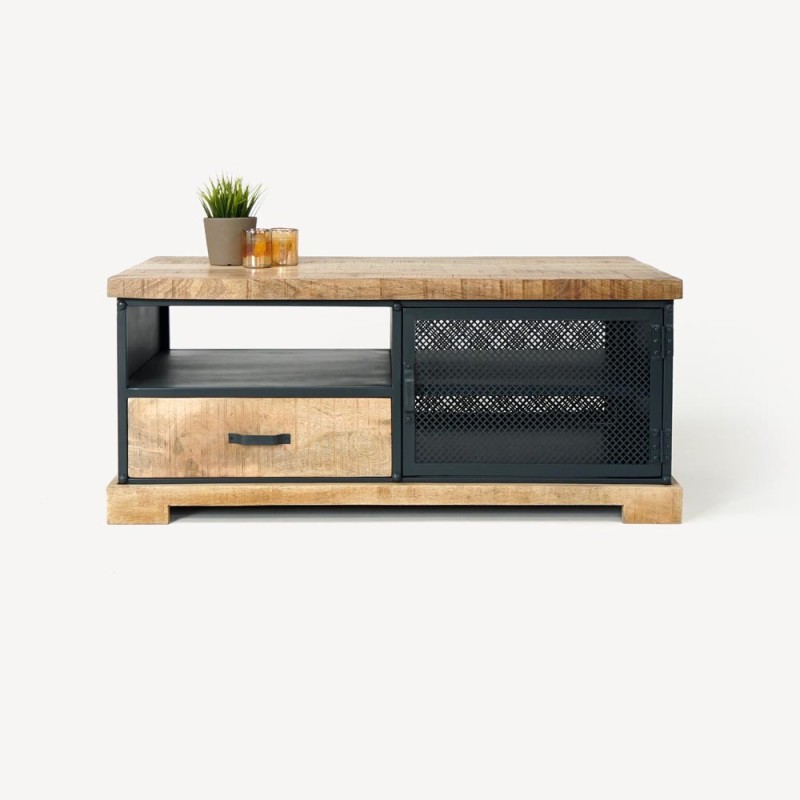 Wohnzimmertisch aus Holz und Metall - Cambridge