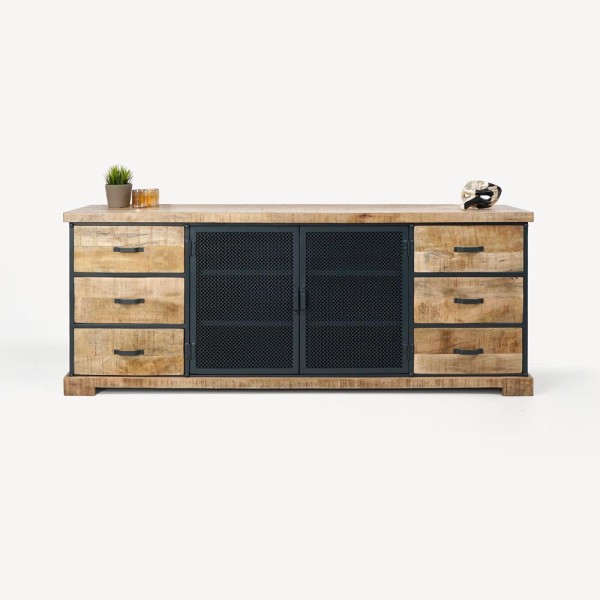 Industrielles Sideboard 200 cm - Cambridge