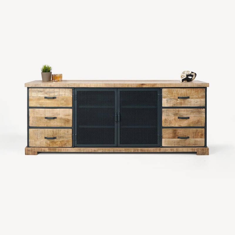 Industrielles Sideboard 200 cm - Cambridge