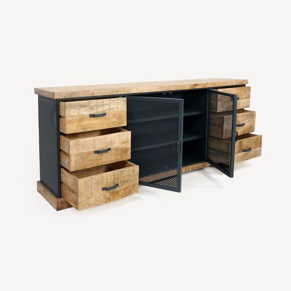 Industrielles Sideboard 200 cm - Cambridge