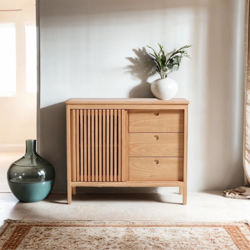 Anrichte aus Massivholz 100 cm - Rohini
