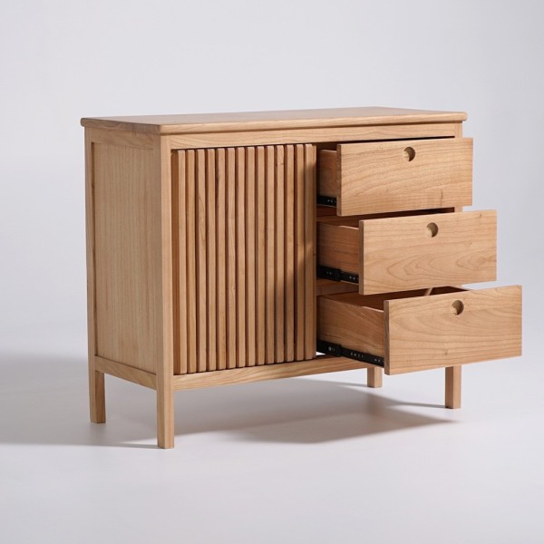 Anrichte aus Massivholz 100 cm - Rohini