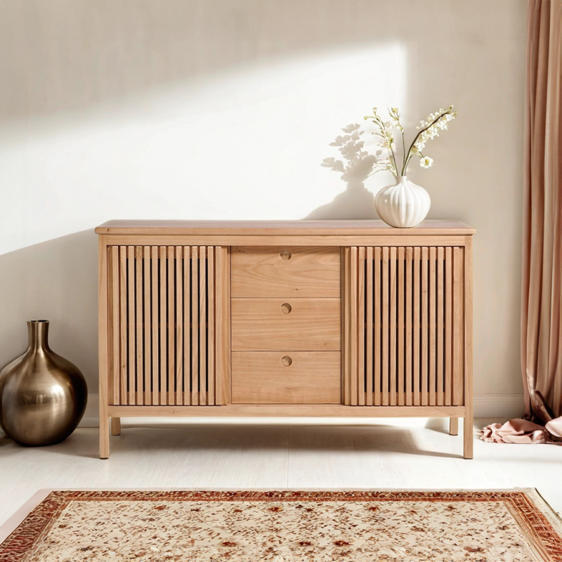 Anrichte aus Naturholz 140 cm - Rohini