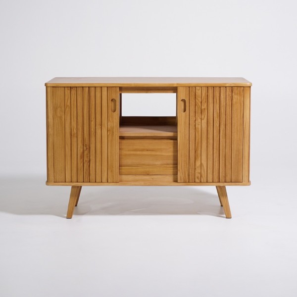 Badezimmermöbel aus massivem Teakholz 120 cm - Neha