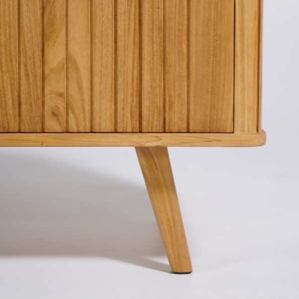 Badezimmermöbel aus massivem Teakholz 120 cm - Neha