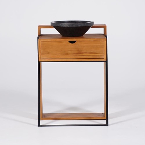 Badezimmermöbel aus massivem Teakholz - Arya