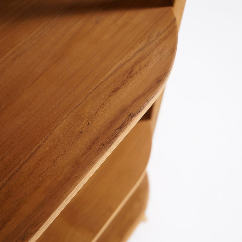 Badezimmersäule aus massivem Teakholz - Keya