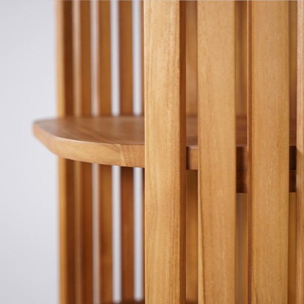 Badezimmersäule aus massivem Teakholz - Keya