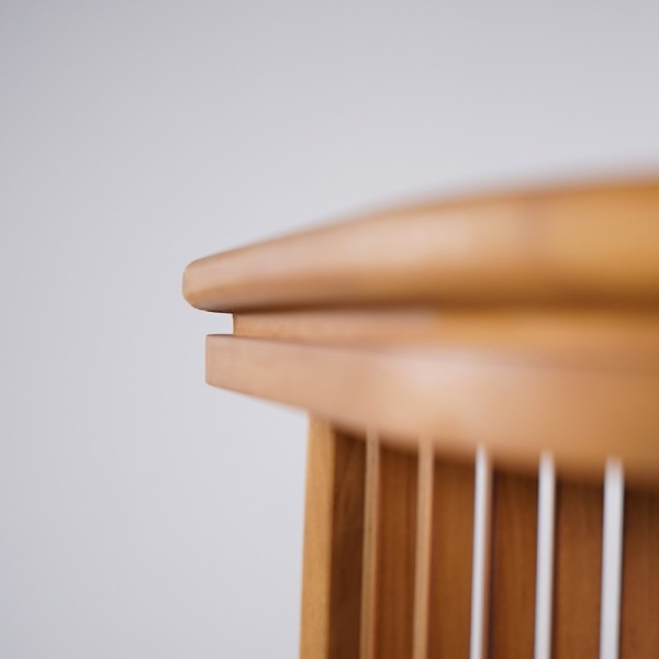 Badezimmersäule aus massivem Teakholz - Keya