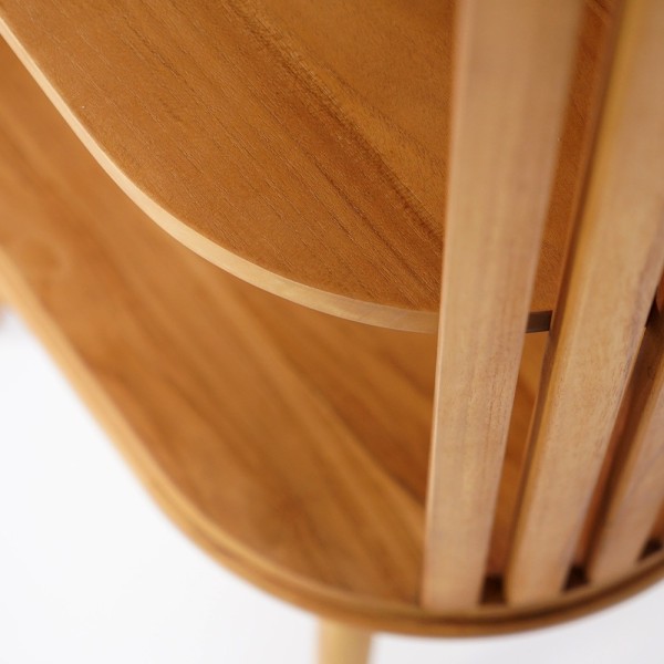 Badezimmersäule aus massivem Teakholz - Keya
