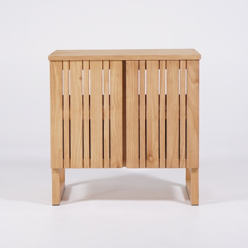 Badezimmermöbel aus Massivholz 80 cm - Satya
