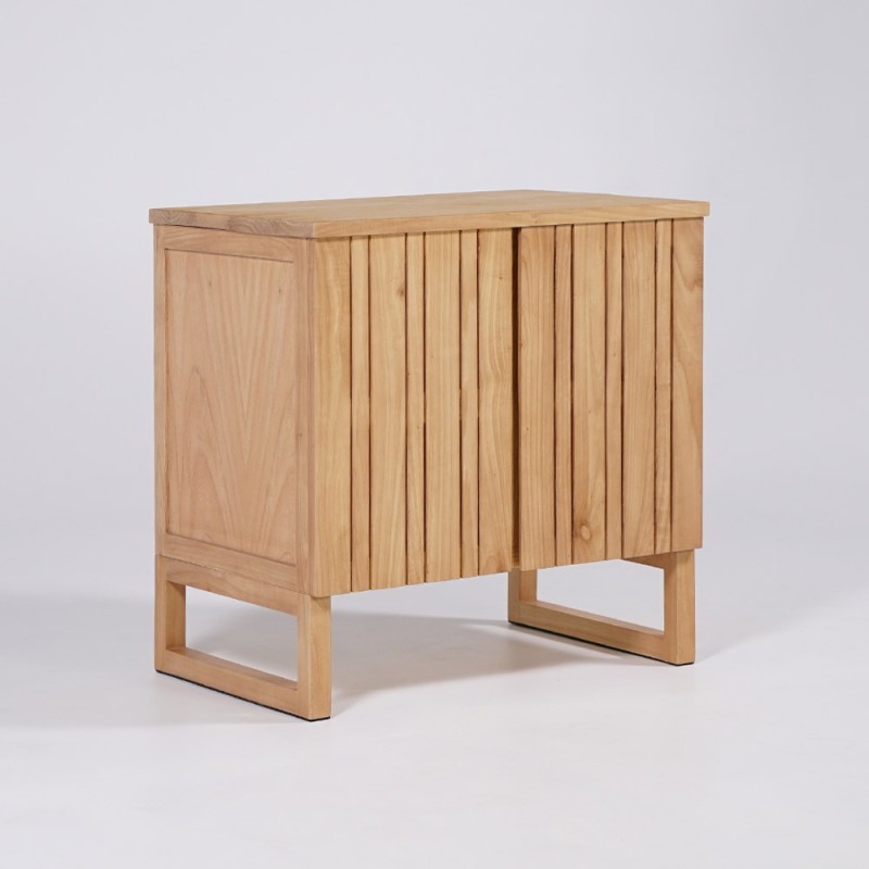 Badezimmermöbel aus Massivholz 80 cm - Satya