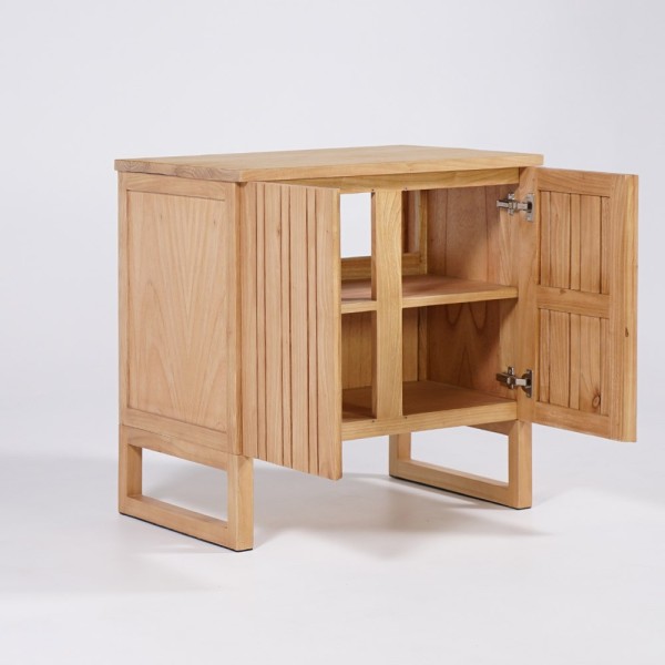 Badezimmermöbel aus Massivholz 80 cm - Satya