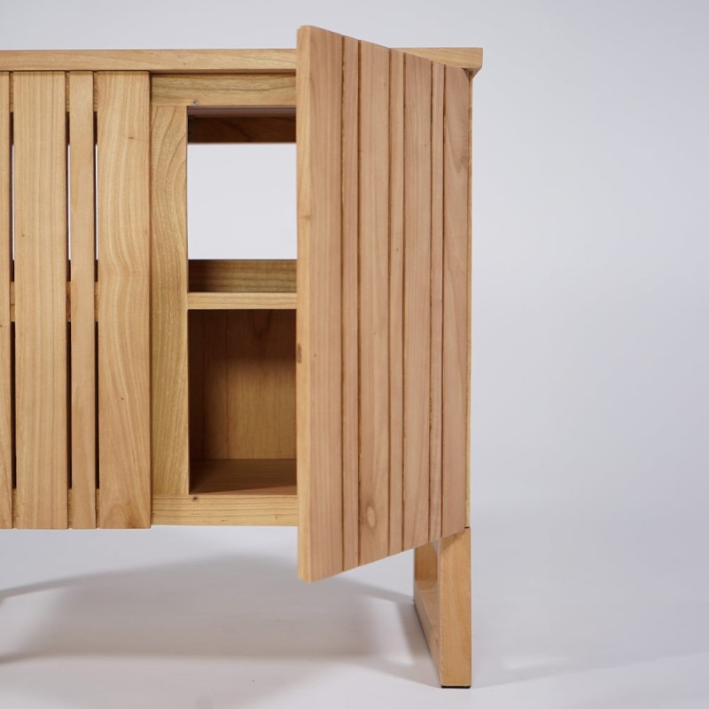 Badezimmermöbel aus Massivholz 80 cm - Satya