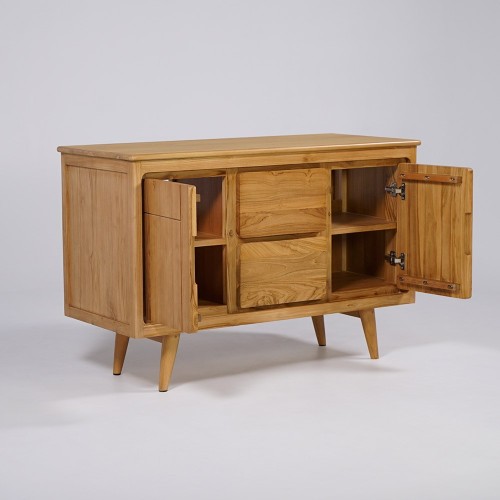 Badezimmermöbel aus massivem Teakholz 120 cm - Pragati