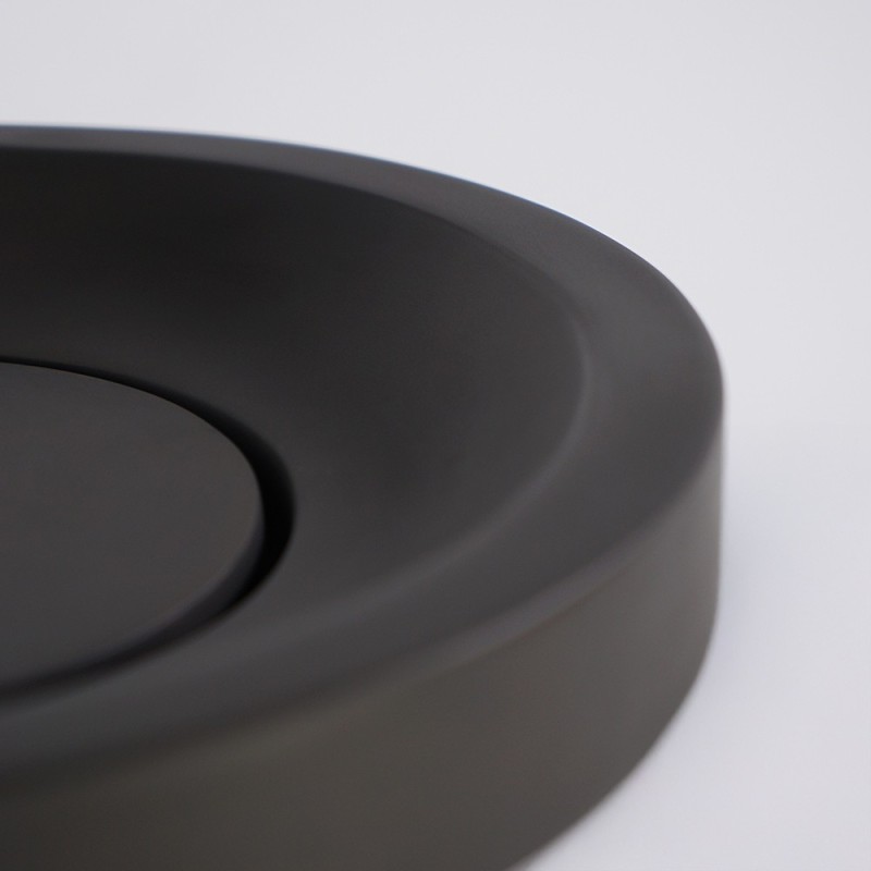 Betonwaschbecken rund - Tiefanthrazit - Tellure