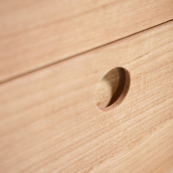 Badezimmermöbel unter Waschbecken aus Holz 80 cm - Rohini