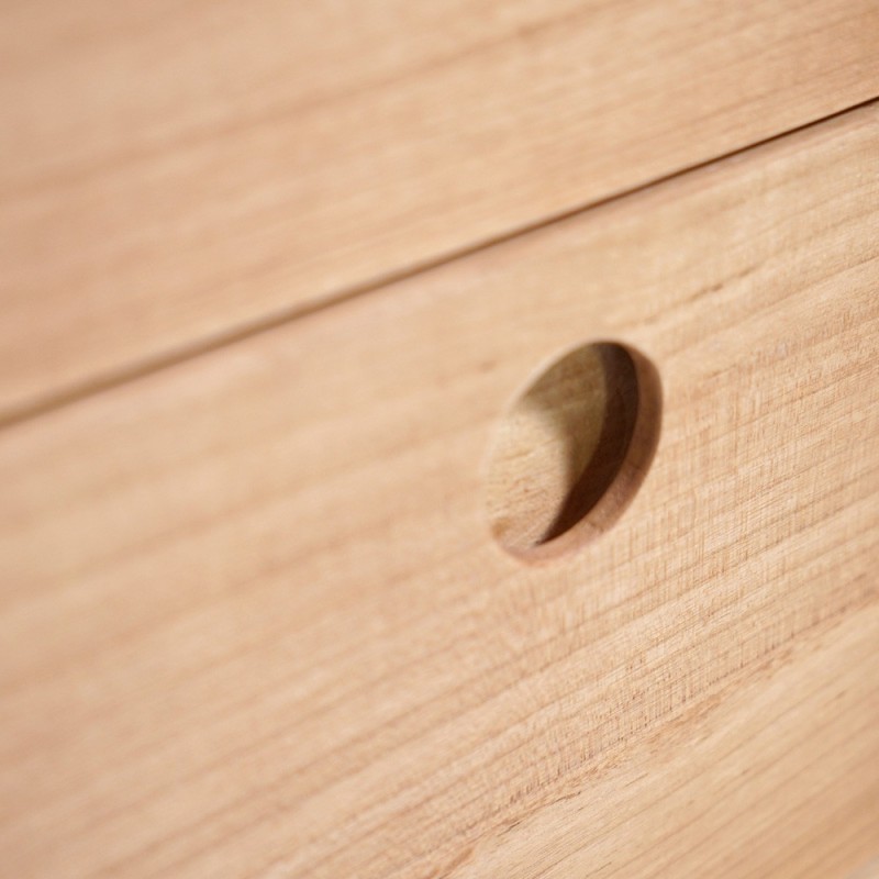 Badezimmermöbel unter Waschbecken aus Holz 80 cm - Rohini