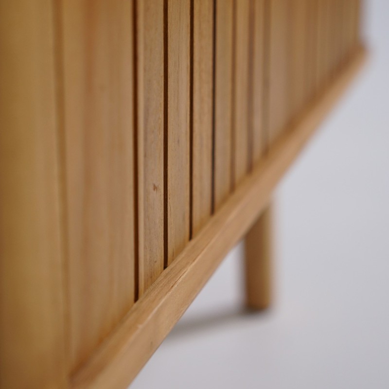 Waschtischunterschrank aus massivem Teakholz 80 cm - Neha