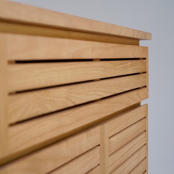 Waschtischunterschrank aus Massivholz 80 cm - Reva