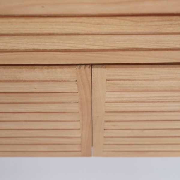 Waschtischunterschrank aus Massivholz 80 cm - Reva