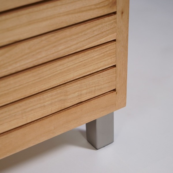 Waschtischunterschrank aus Massivholz 80 cm - Reva