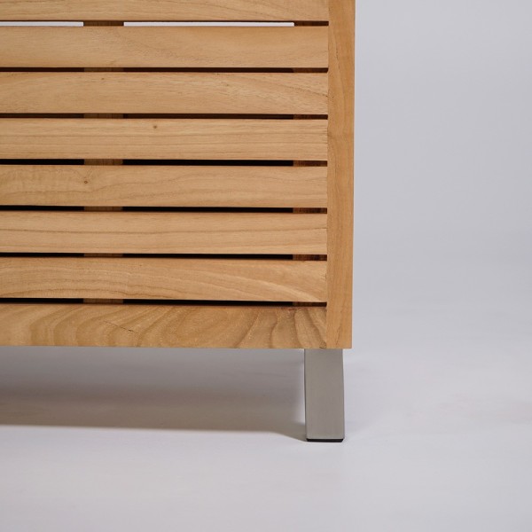 Waschtischunterschrank aus Massivholz 140 cm - Reva