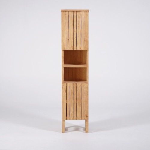 Badezimmersäule aus Massivholz zum Aufstellen - Satya