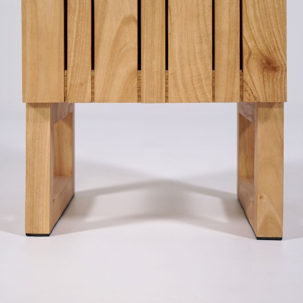 Badezimmersäule aus Massivholz zum Aufstellen - Satya