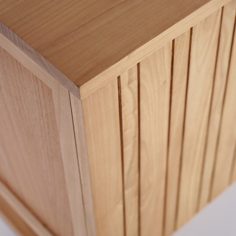 Badezimmermöbel mit Waschbeckenunterschrank aus Massivholz 140 cm - Satya