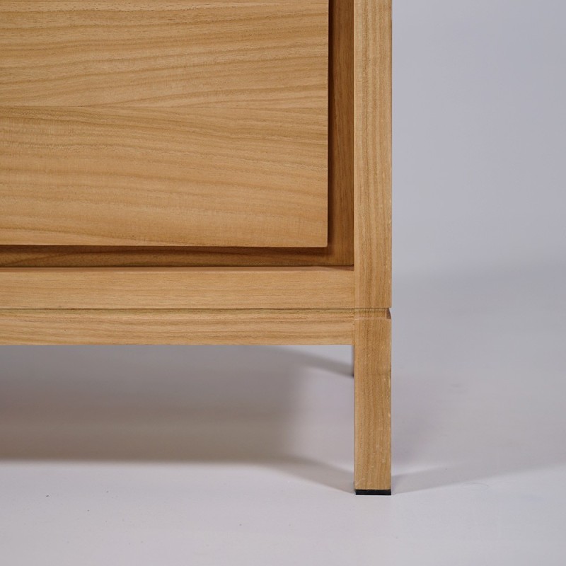 Waschtischunterschrank aus Massivholz 80 cm - Ashwini