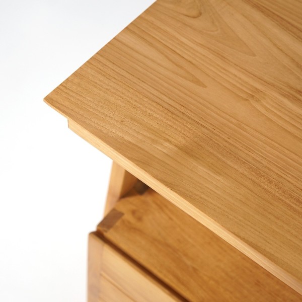 Badezimmerschrank aus massivem Teakholz 120 cm - Nandini