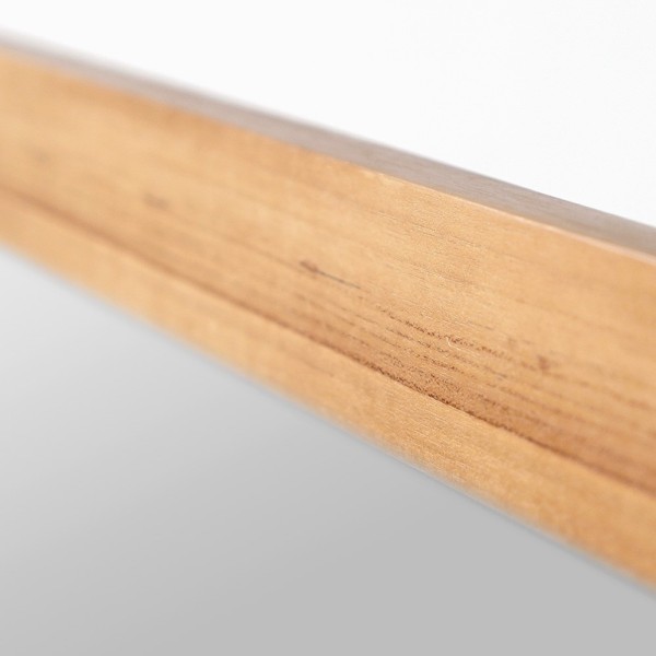 Rechteckiger Badezimmerspiegel 140 cm x 70 cm mit abgerundeten Kanten