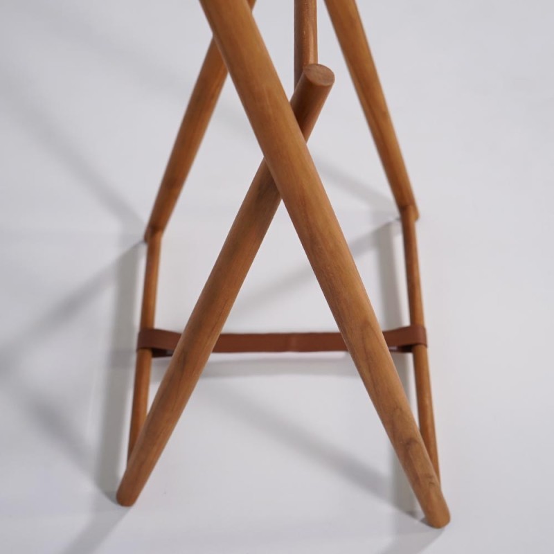 Handtuchhalter aus massivem Teakholz - Cannella