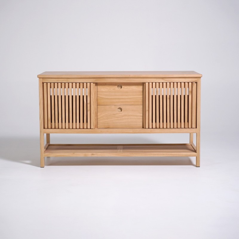 Badezimmermöbel aus Massivholz 140 cm - Rohini