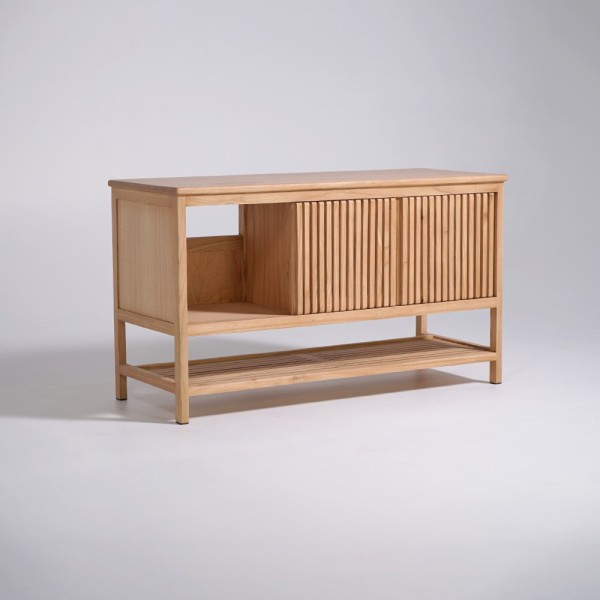 Badezimmermöbel aus Massivholz 140 cm - Rohini