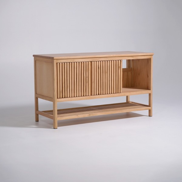 Badezimmermöbel aus Massivholz 140 cm - Rohini