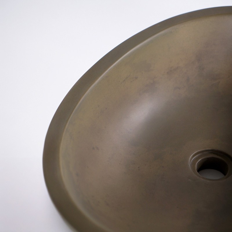 Betonwaschbecken oval - Naturfarben - Raw Blend