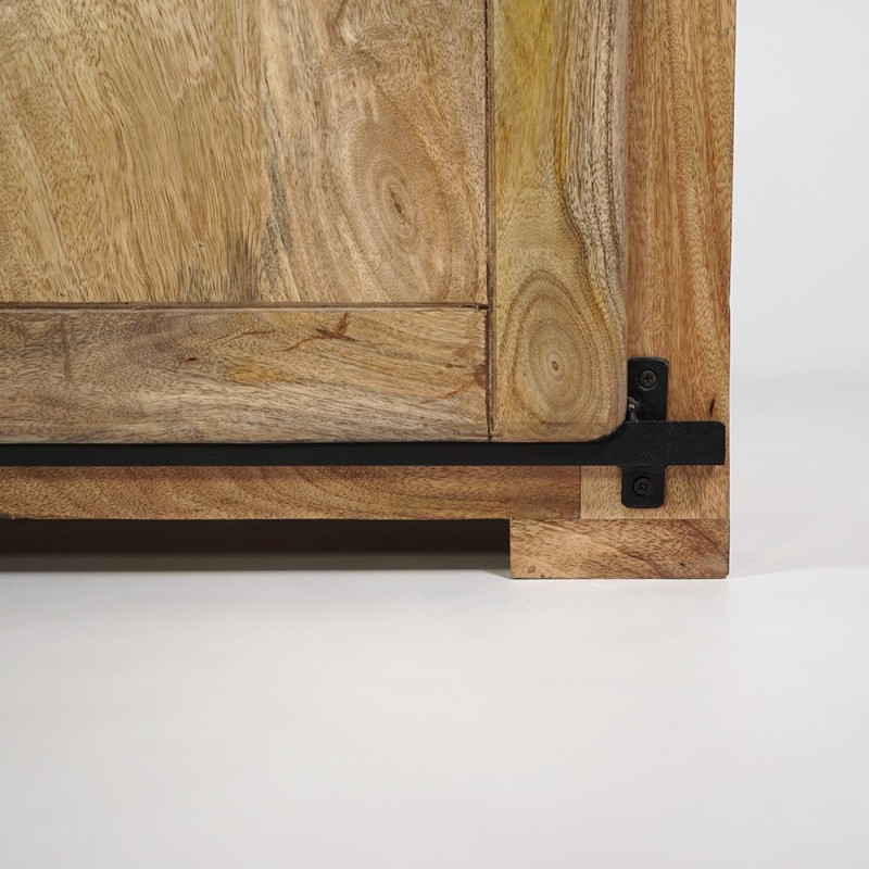 Anrichte aus Massivholz 200 cm mit Schiebetüren - Paris