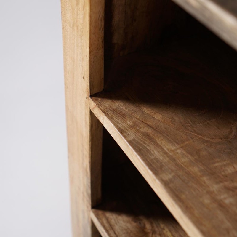 Buffetschrank -Massivholz und Metall - Paris