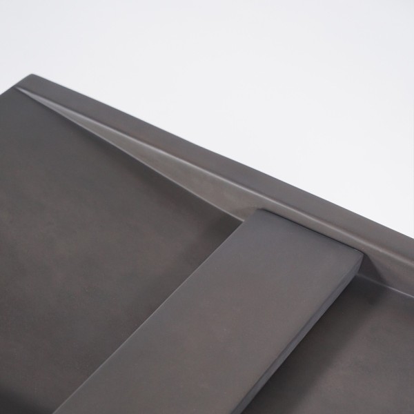 Doppelwaschbecken aus Beton in tiefem Anthrazit - Cementis