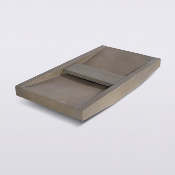 Doppelwaschbecken aus Beton naturfarben - Cementis