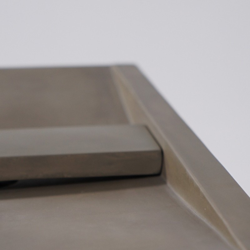 Doppelwaschbecken aus Beton naturfarben - Cementis