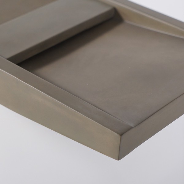 Doppelwaschbecken aus Beton naturfarben - Cementis
