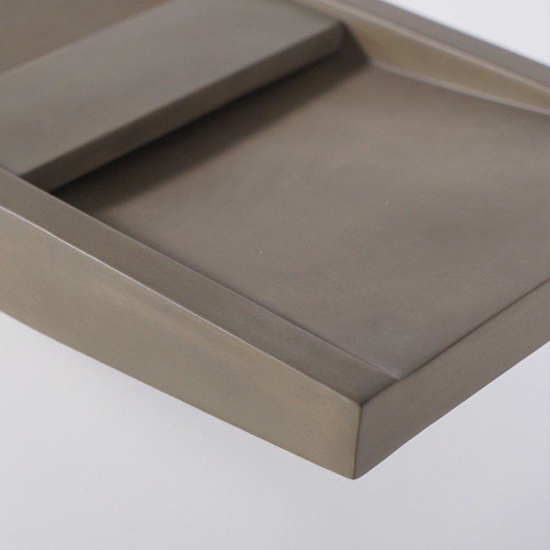 Doppelwaschbecken aus Beton naturfarben - Cementis
