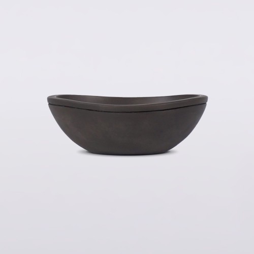 Waschbecken aus Beton Tiefanthrazit - Mineral blend