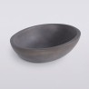 Betonwaschbecken oval - Tief Antrazit -