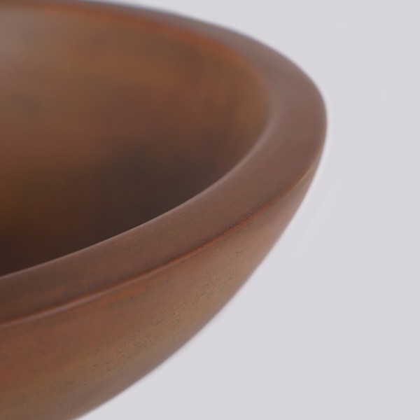 Betonwaschbecken oval - Vintage Braun - Raw Blend