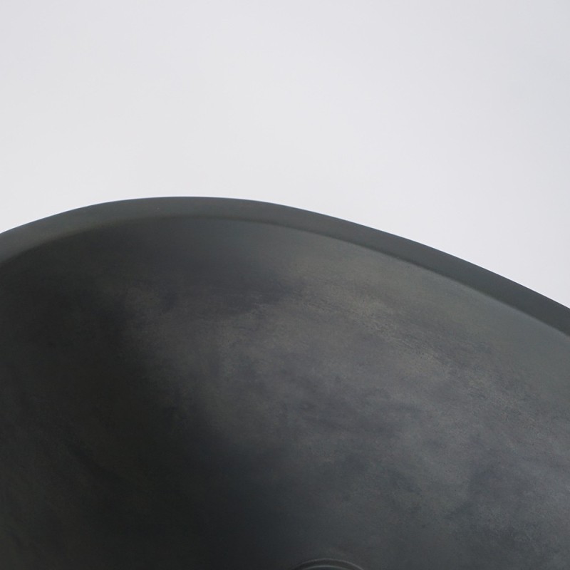 Betonwaschbecken oval - Kupfergrün - Raw Blend