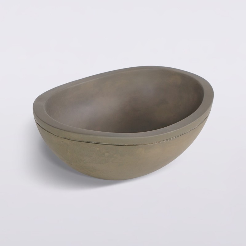 Waschbecken aus Beton - Naturfarbe - Mineralis